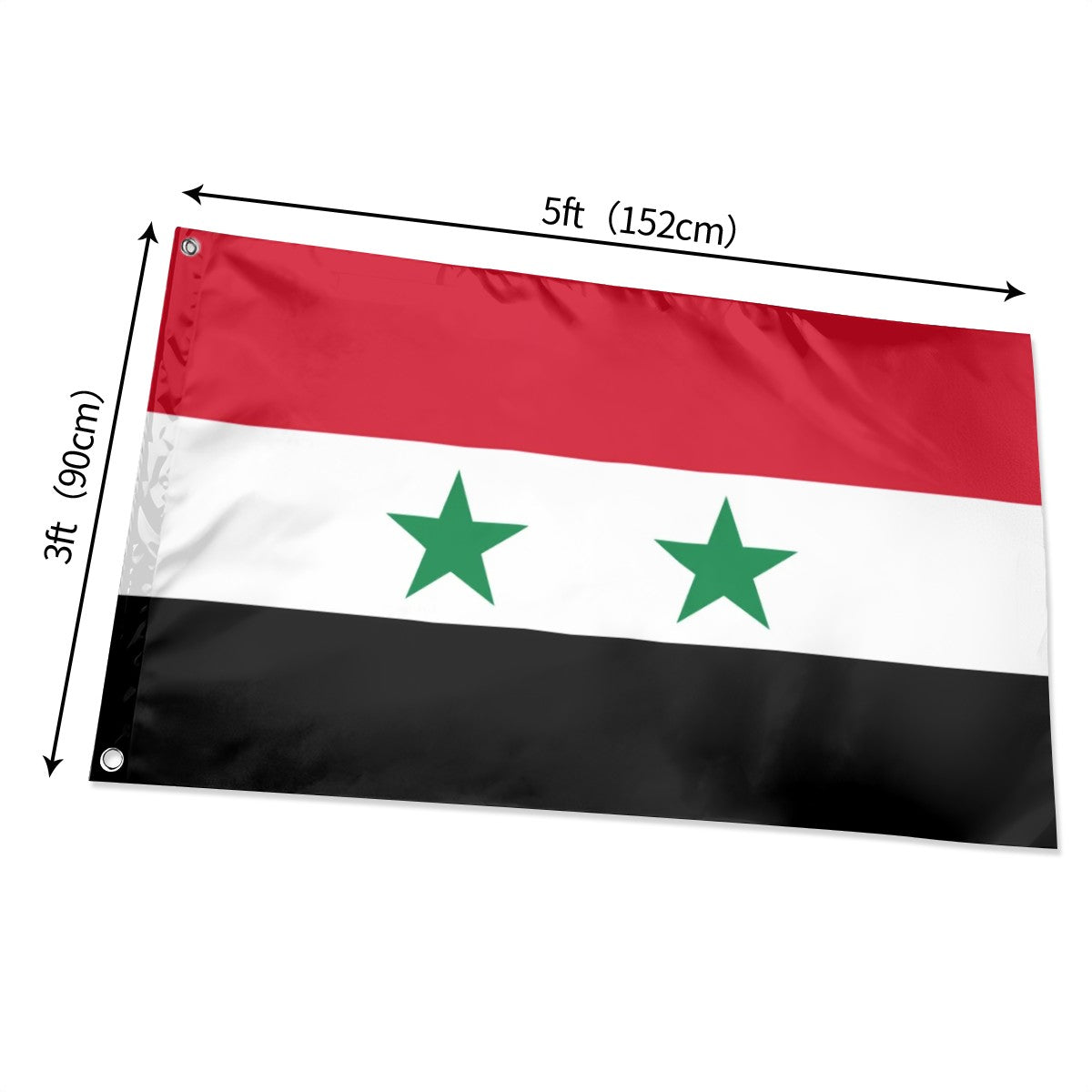 Drapeau de la République arabe unie (1958-1971)