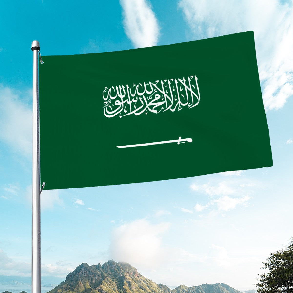 Flag of Saudi Arabia Islamic Histories