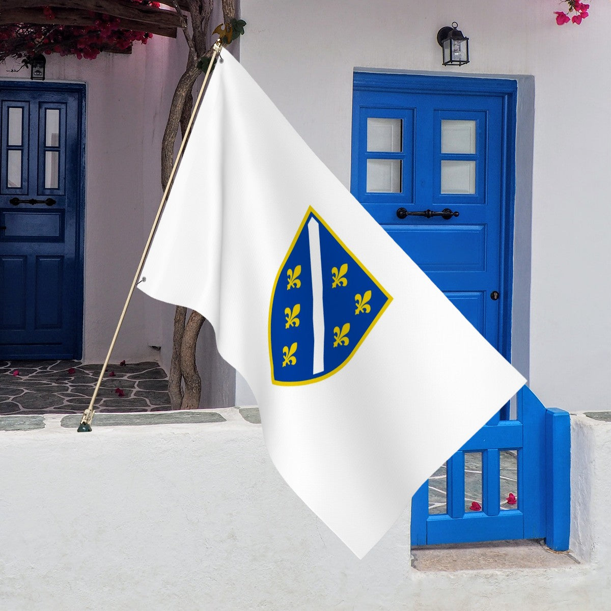 Flag  of Bosnia and Herzegovina (1992 - 1998)