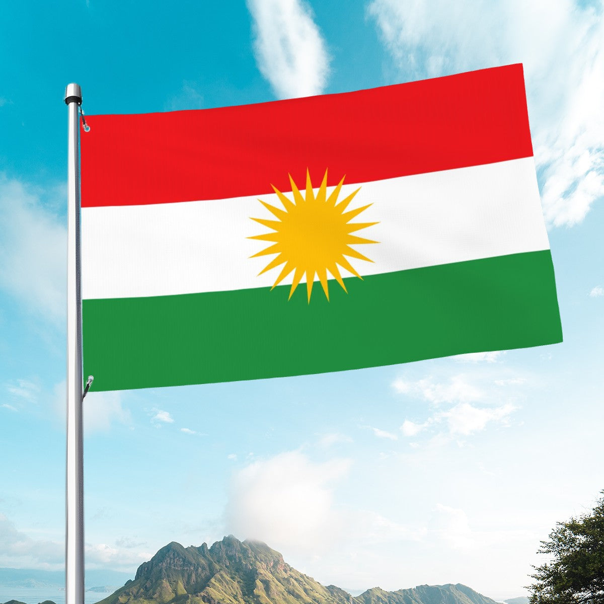 Drapeau du Kurdistan