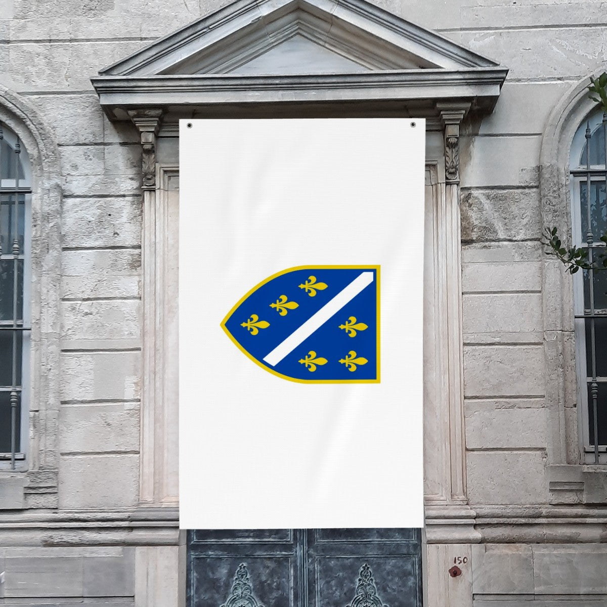 Flag  of Bosnia and Herzegovina (1992 - 1998)