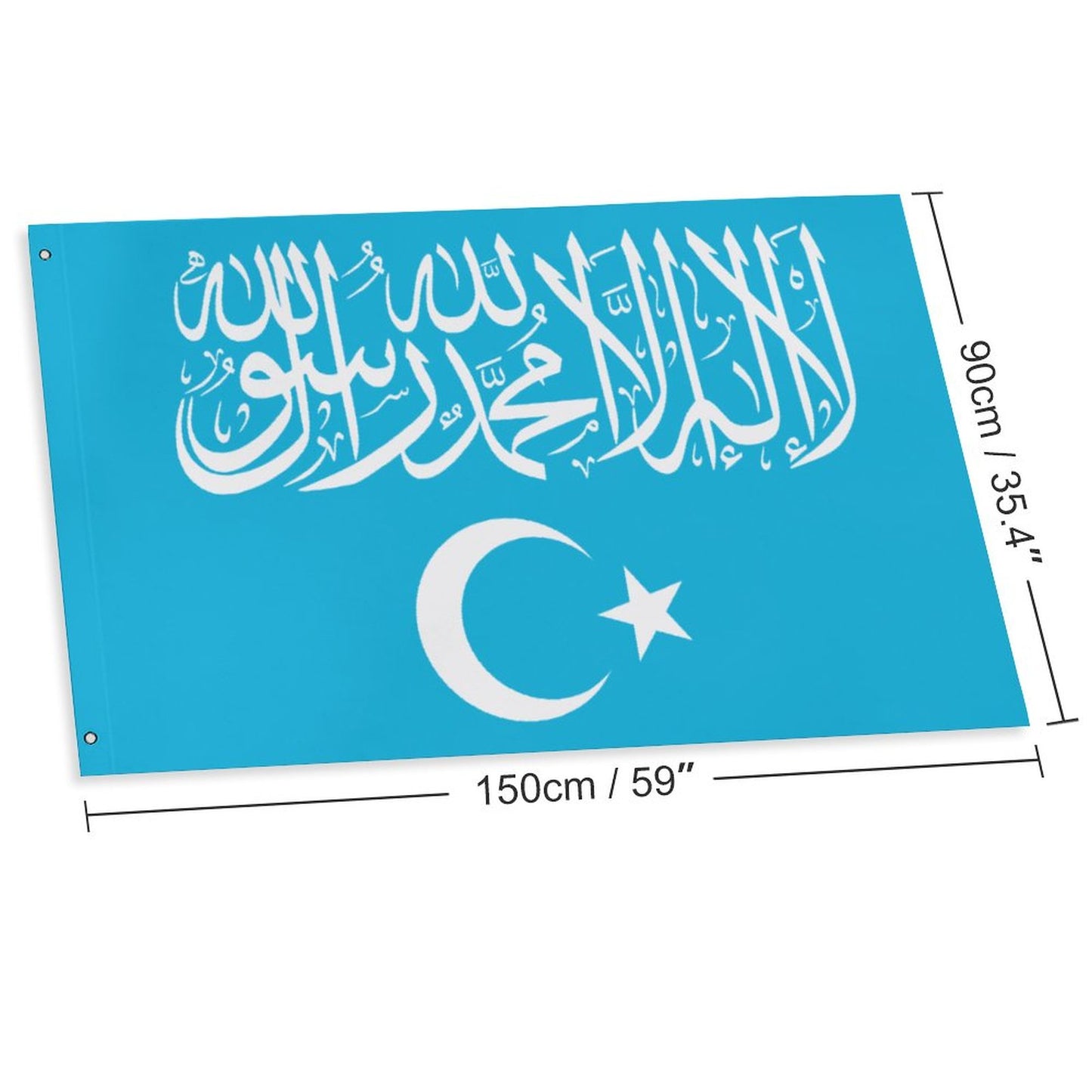 Islamische Flagge Turkistans