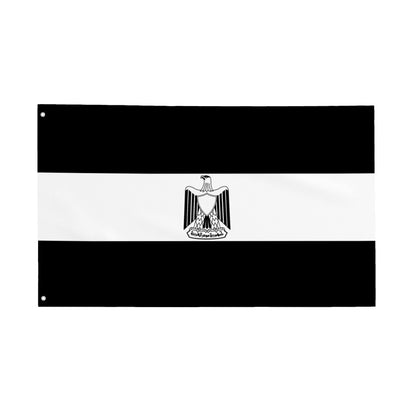 Flag of Egypt - Black and White Islamic Histories