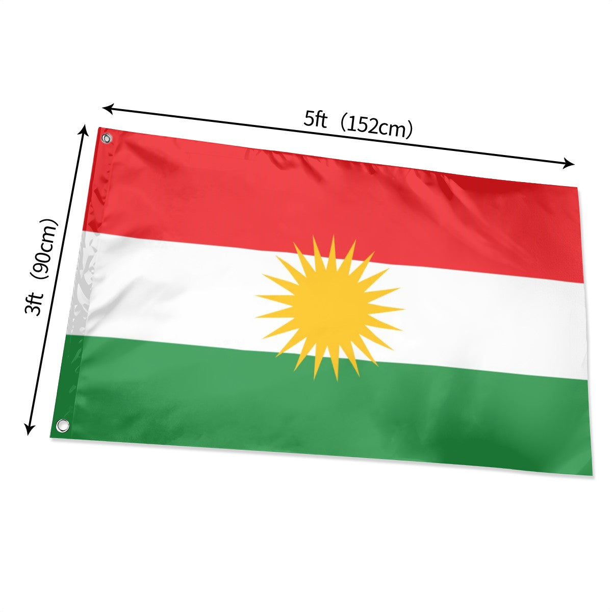 Drapeau du Kurdistan