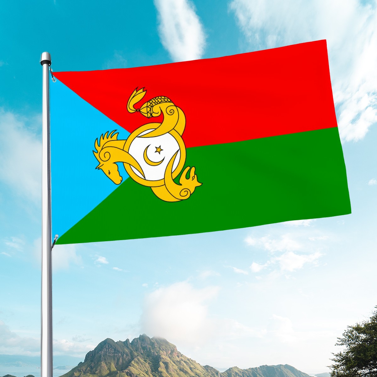 Flag of the Kumukh people
