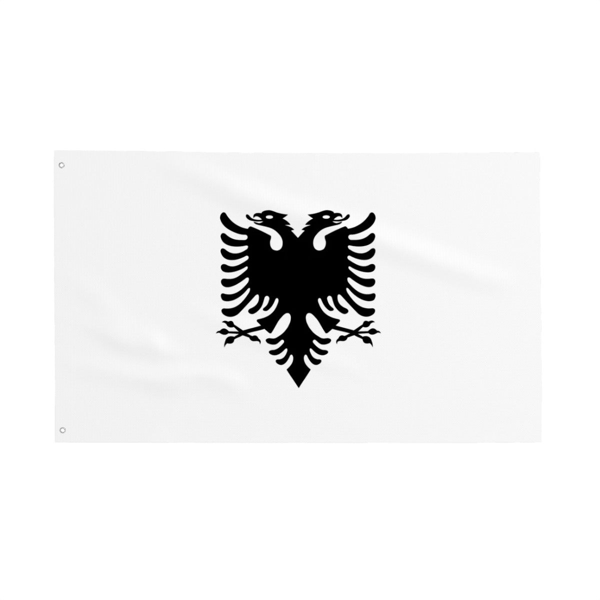 Drapeau blanc de l'Albanie