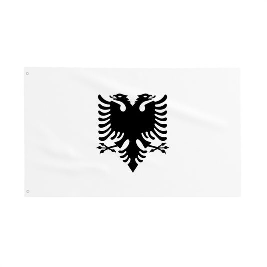 Drapeau blanc de l'Albanie