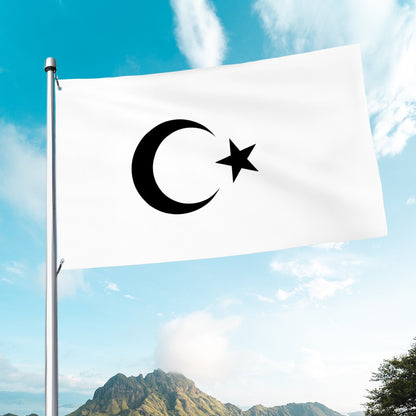 Drapeau blanc de la Turquie