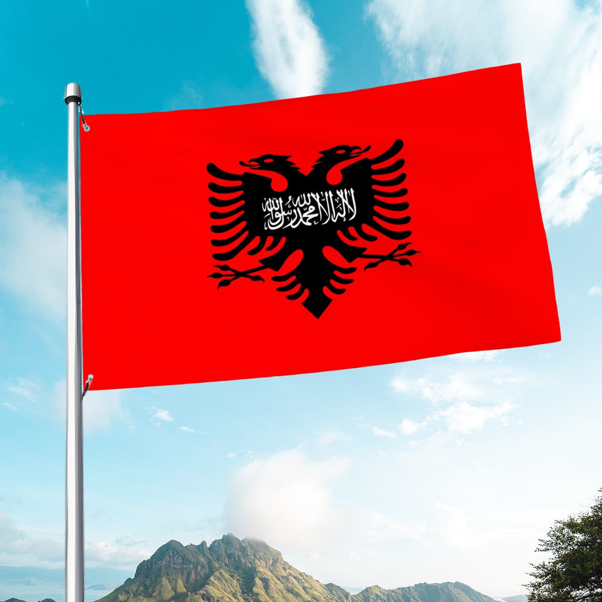 Islamic Flag of Albania